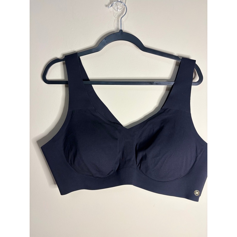 HONEYLOVE 3X Black Seamless Comfort Sculpting Bra Top 3X